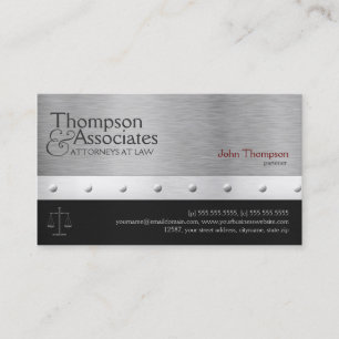 Elegant Lawyer / Attorney / Legal Business Card