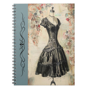 Elegant LBD Little Black Dress Creative Minds Notebook