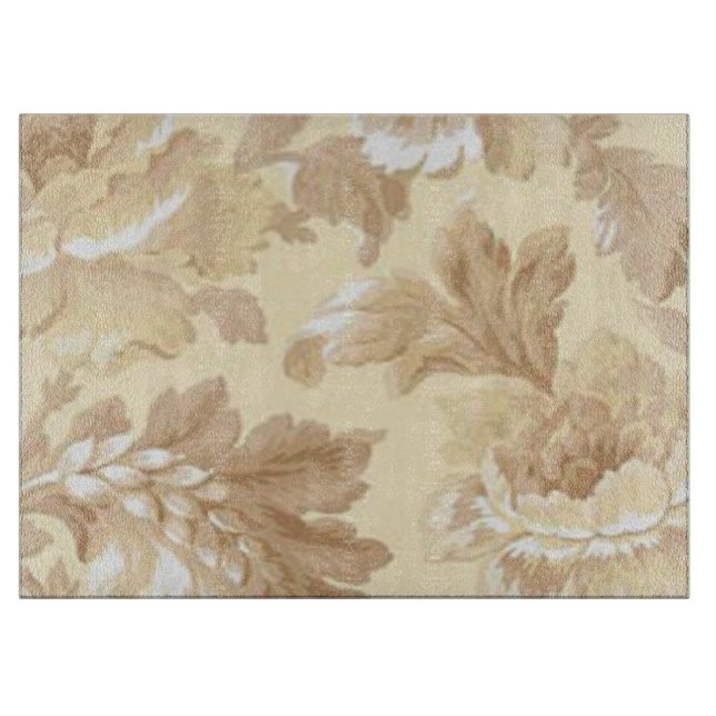 Elegant Leaf Cutting Board (Front)