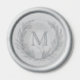 Elegant Leafy Crest Initial Monogram