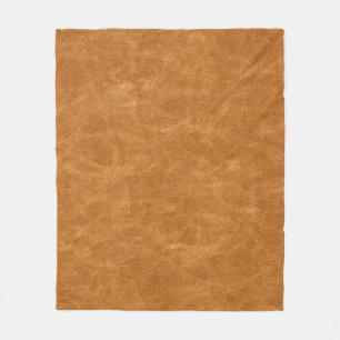 Elegant Leather Background Texture Fleece Blanket