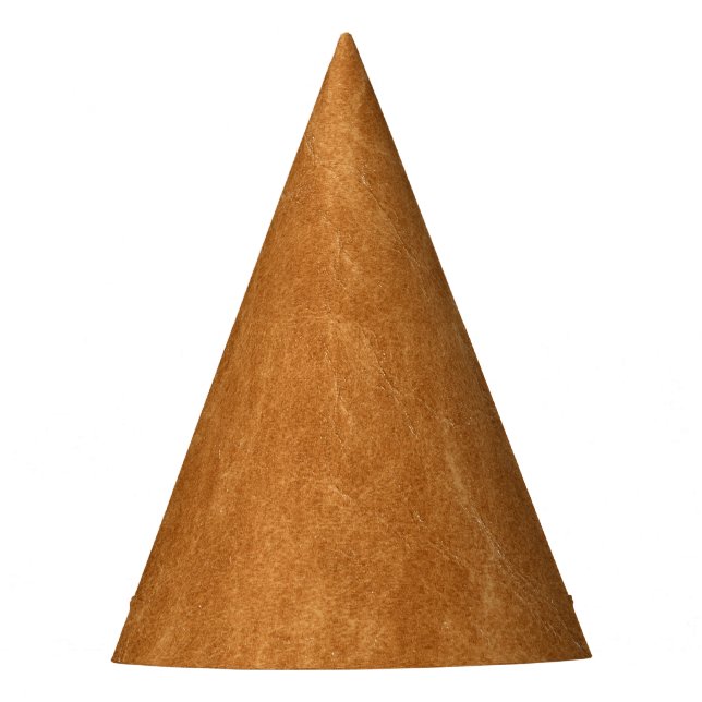 Elegant Leather Background Texture Party Hat (Front)