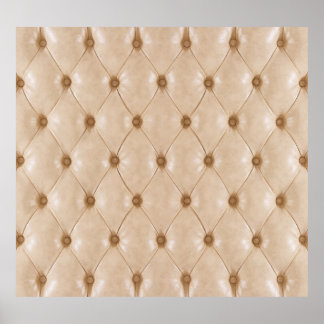Elegant Leather Texture: Luxurious Material Poster