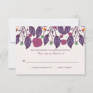 Elegant Leaves Response Cards