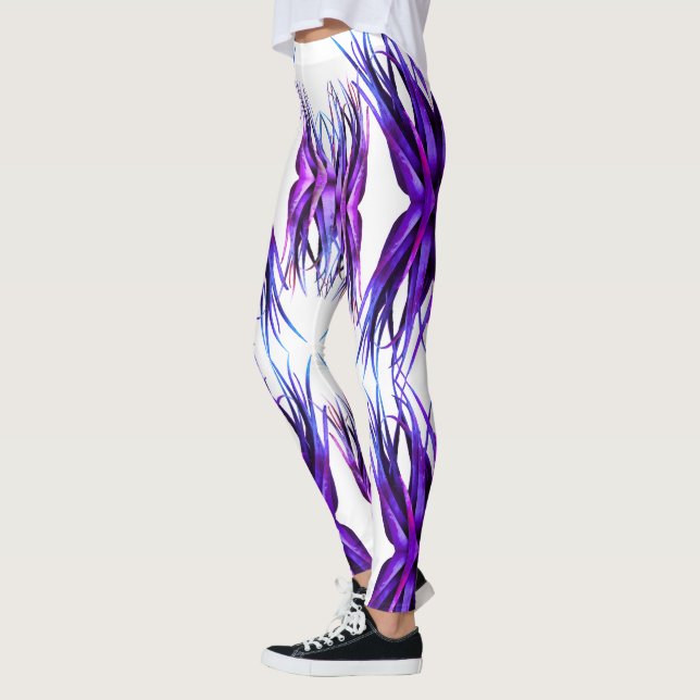 Elegant Leggings Plants Art (Left)