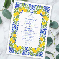 Elegant Lemon Italy Greece Mediterranean Wedding