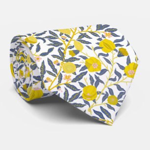 Elegant Lemon vines pattern choose your color Tie