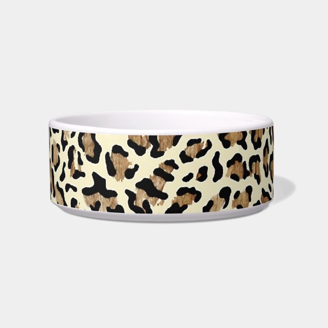 Elegant Leopard Pink Classy Bowl (Front)