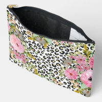 Elegant Leopard Print and Floral Design