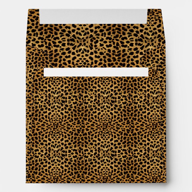 Elegant Leopard Print Envelopes (Back (Bottom))