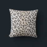 Elegant  leopard print with monogram cushion<br><div class="desc">Elegant  leopard print with monogram,  Personalise it with your name or words in your mind.</div>