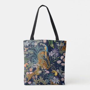Elegant Leopards jaguars  animals birds Tote Bag