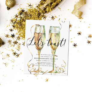 Elegant Let’s Toast New Year Party Budget