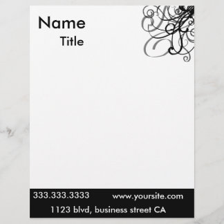 elegant letterheads customized letterhead