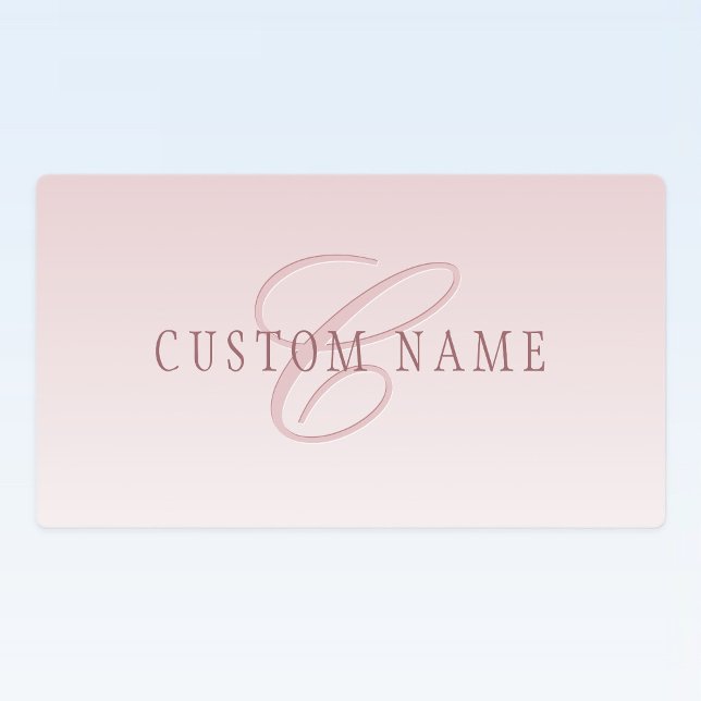Elegant Lettering & Monogram | Rose Ombre (Creator Uploaded)