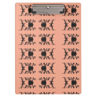 Elegant Letters of Love: A Rose Transformation Clipboard