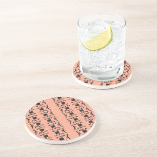 Elegant Letters of Love: A Rose Transformation Coaster
