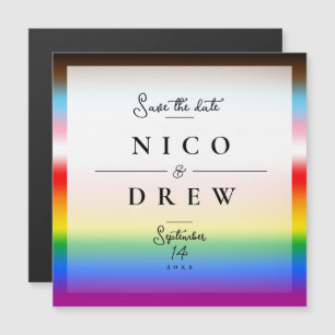 Elegant LGBTQ+ Progress Pride Wedding