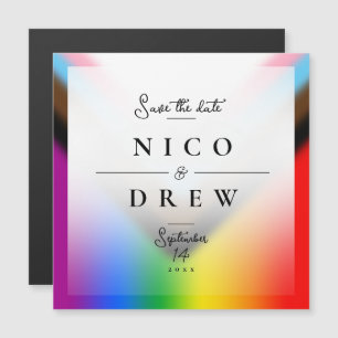 Elegant LGBTQ+ Progress Pride Wedding