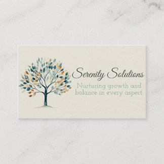 Elegant Life Coach Business Card