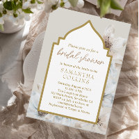 Elegant Light Beige Magnolia Flowers Bridal Shower