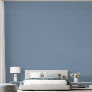 Elegant Light Blue Solid Colour Bedroom Wallpaper