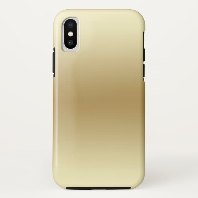 Elegant Light Gold Teal  Case-Mate iPhone Case (Back)