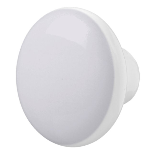 Elegant Light Lavender Solid Colour Ceramic Knob (Right)