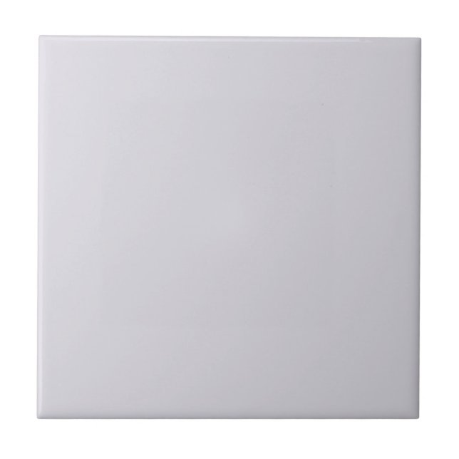 Elegant Light Lavender Solid Colour Tile (Front)