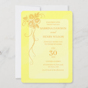 Elegant,Light Pink Colour Wedding Invitation