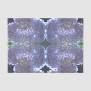 Elegant light purple flowers Lavender Hydrangea Tissue Paper