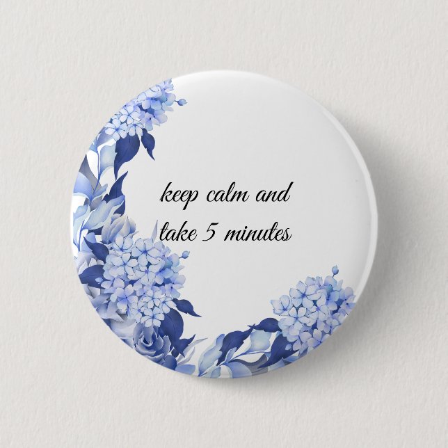 Elegant Lilac Bouquet 6 Cm Round Badge (Front)