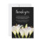 Elegant Lillies Funeral Thank You Cards