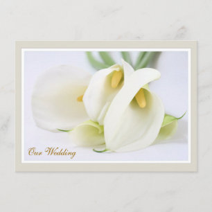 Elegant Lillies Wedding Invitations