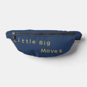 Elegant Litle Big Moves Print Cut Sew Fanny Pack
