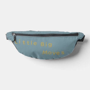 Elegant Litle Big Moves Print Cut Sew Fanny Pack