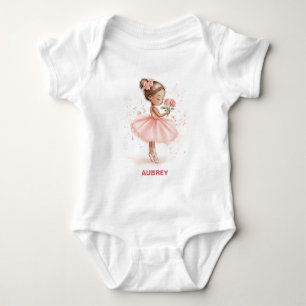 Elegant Little Ballerina Baby Bodysuit