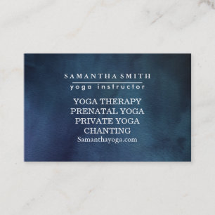 Elegant Logo Yoga Meditation Lotus Flowers Business Card