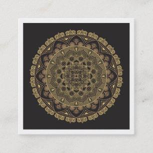 Elegant Lotus Flower Logo Yoga Business Card