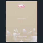 Elegant Lotus Flower Salon & Spa Flyer<br><div class="desc">Elegant Lotus Flower Salon & Spa Brochures.</div>