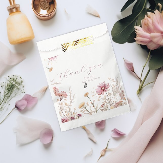 Elegant Love in bloom Bridal shower   Favour Bags (Creator Uploaded)