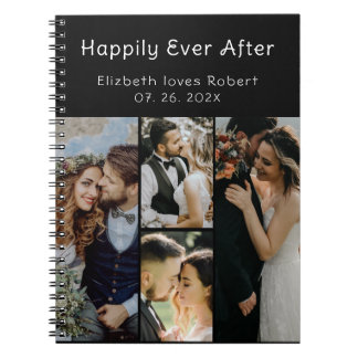 Elegant Love Script Wedding Photo Album Notebook