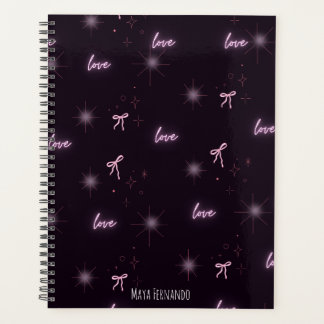 Elegant Love-Themed black aesthetic Planner