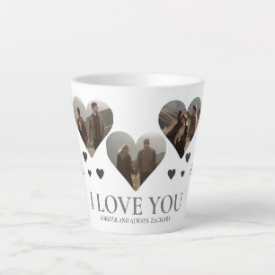 Elegant Love valentine's day couple 3 photo Name L Latte Mug