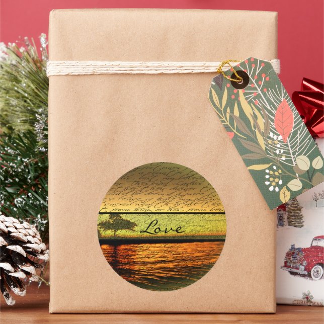 Elegant Love Wedding Stickers (Holiday)