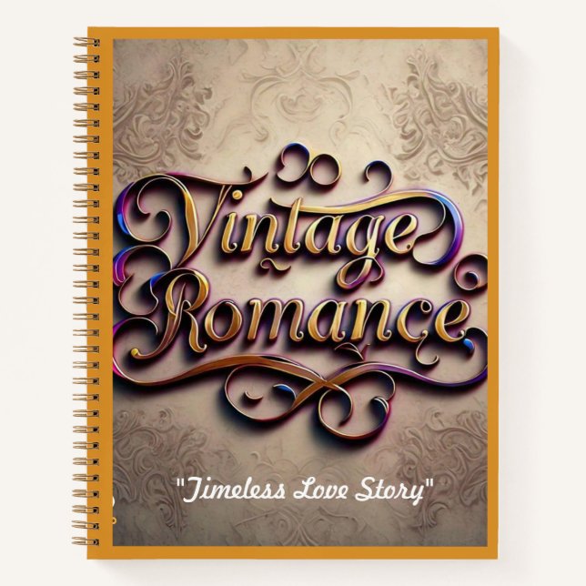 "Elegant Love's Refuge" Notebook (Front)
