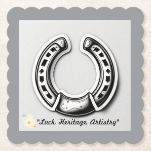 "Elegant Luck" Paper Coaster
