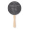 Elegant Lunaria Wedding Program Hand Fans