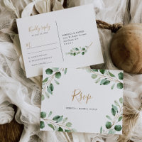 Elegant Lush Eucalyptus Greenery Rsvp