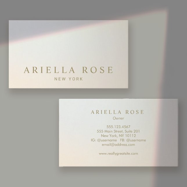  Elegant Lux Professional Silver Grey Gradient Business Card (Creator Uploaded)